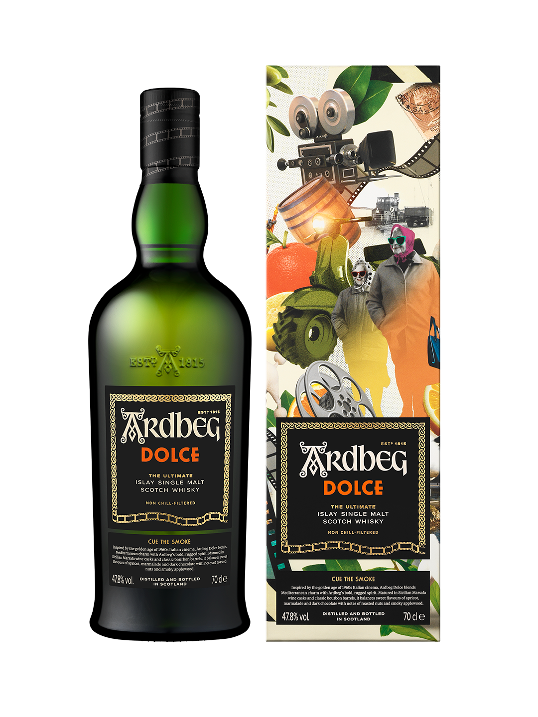 Ardbeg Dolce islay single malt scotch whisky bottle and box