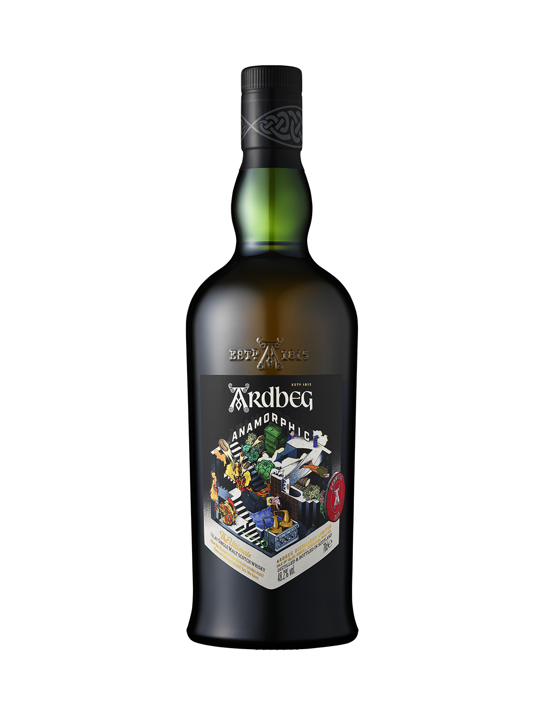 Ardbeg Anamorphic Islay Single Malt Scotch Whisky Bottle