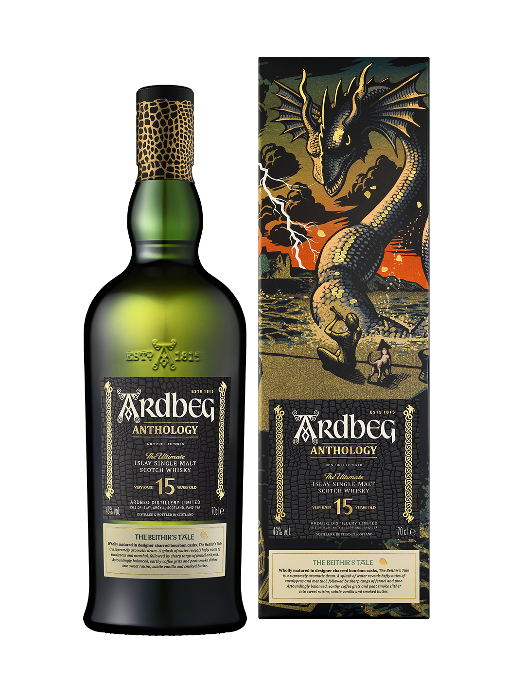 Ardbeg Anthology The Beithir's Tale 15 Years Old Islay Single Malt Scotch Whisky