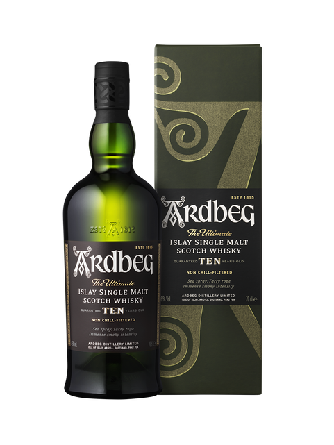 Ardbeg Ten Years Old Islay Single Malt Scotch