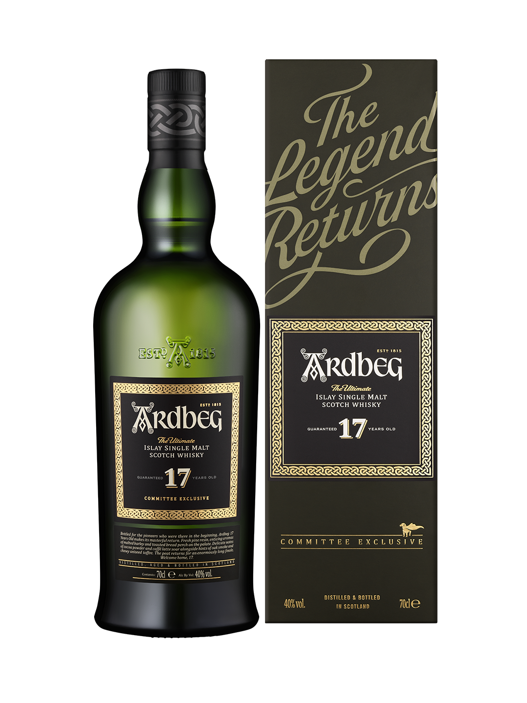 Ardbeg 17 Years Old Islay Single Malt Scotch Whisky