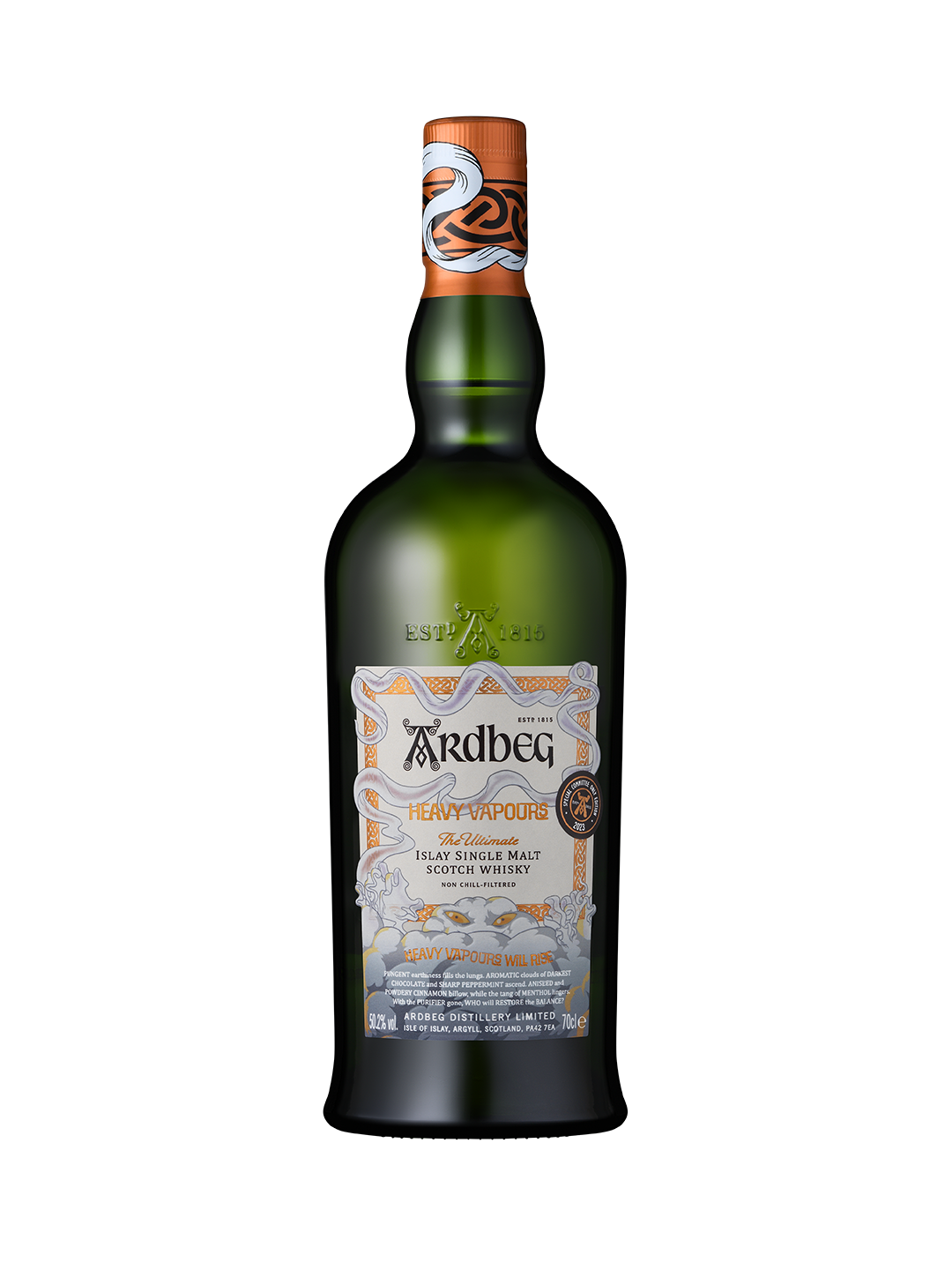Ardbeg Heavy Vapours Islay Single Malt Scotch Whisky bottle