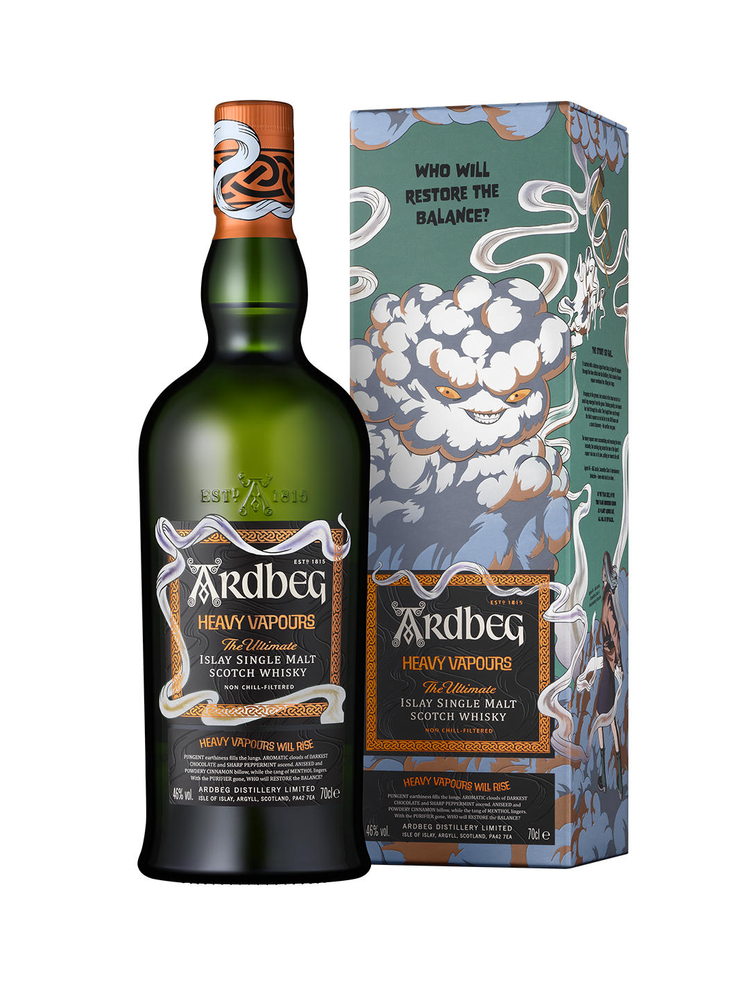 Ardbeg Heavy Vapours Islay Single Malt Scotch Whisky Bottle